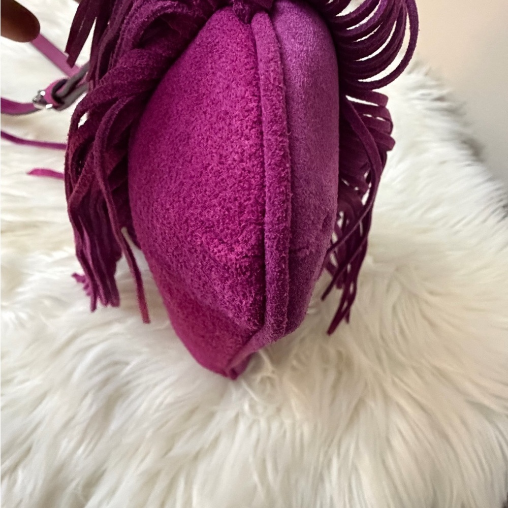 Fringe Crossbody Bag - Pink - Picture 10 of 12